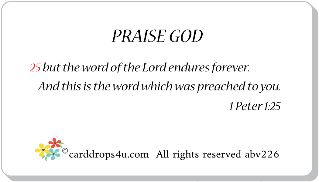 God's Word is Forever