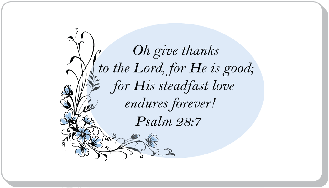 Oh Give Thanks To The Lord