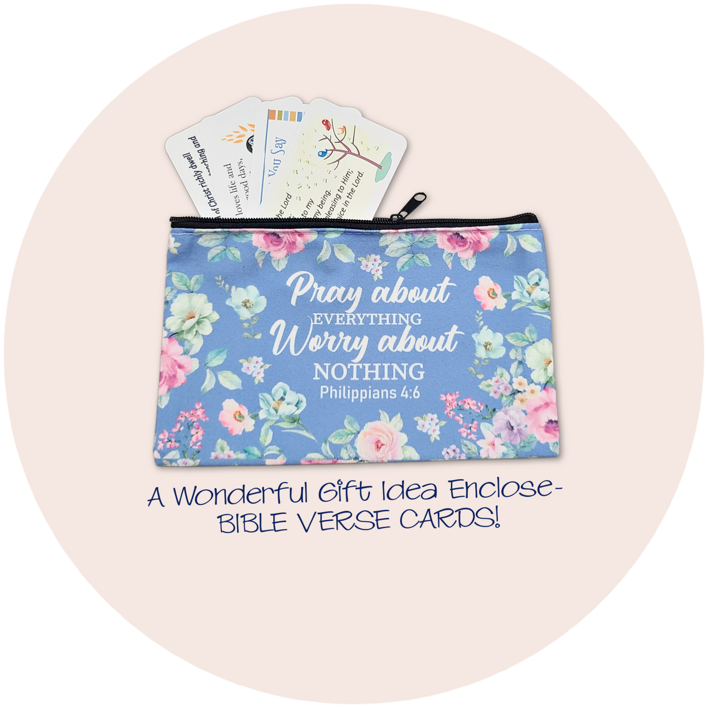 Bible Verse Zippered Bags