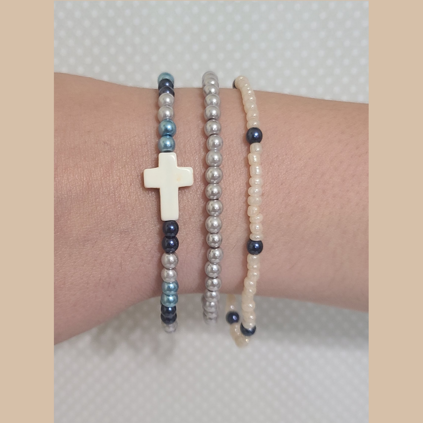 Blue Stackable Bracelets