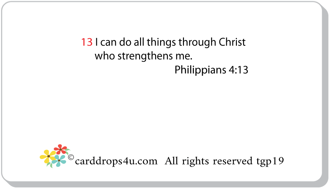 I Can Do All Things