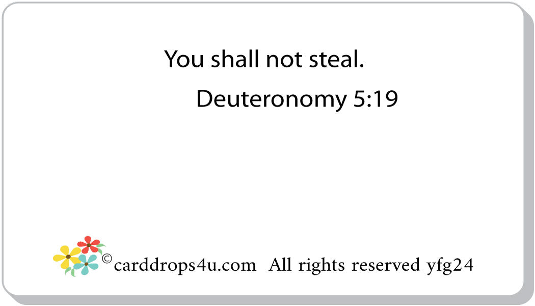 No Stealing!