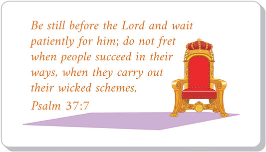 Be Still Before The Lord