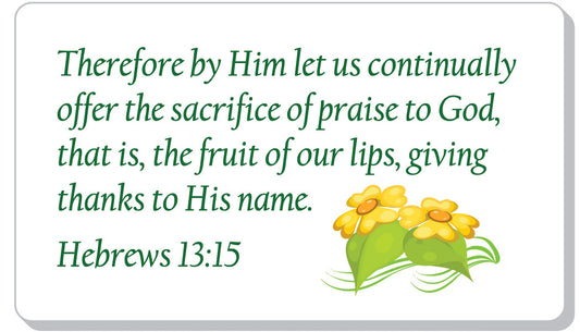 The Sacrifice of Praise