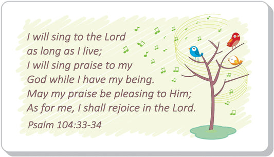 Sing to the Lord