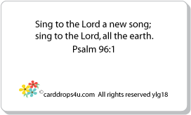 Singing to the Lord!