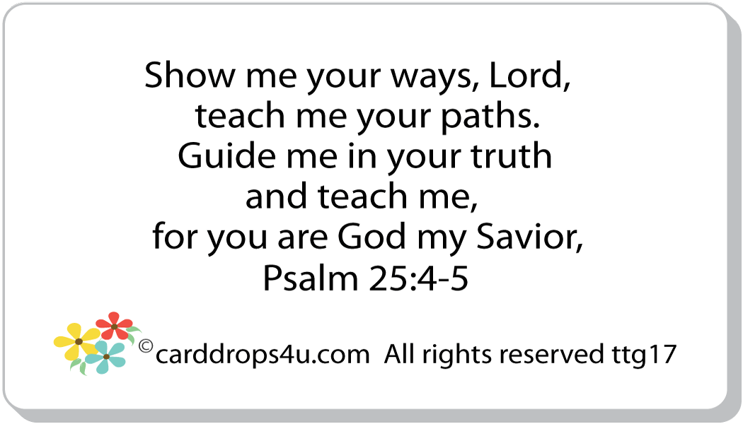 Learn God's Ways