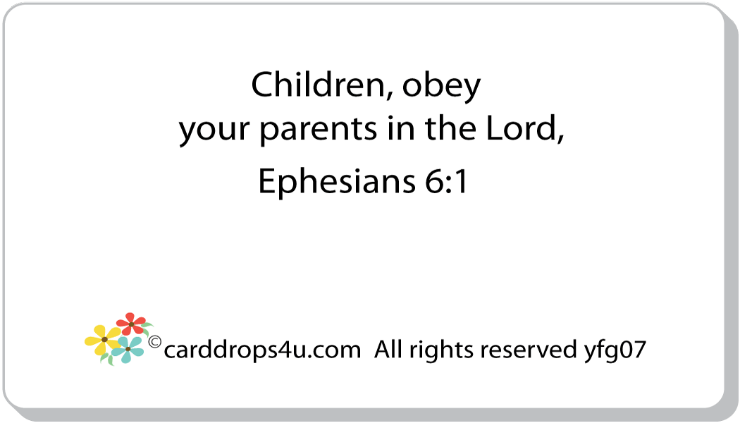 Listen to Mom and Dad