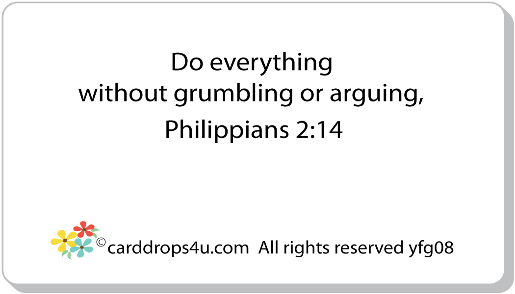 No Grumbling