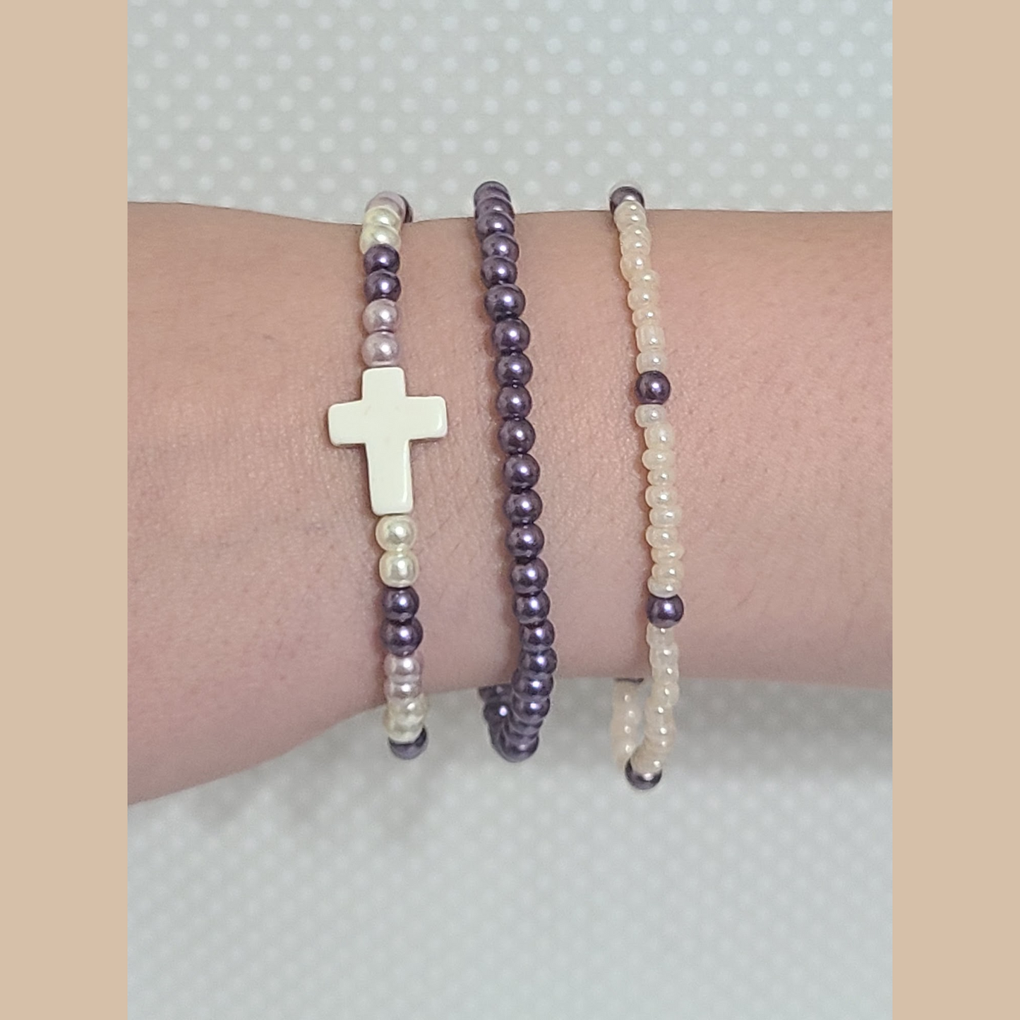 Purple Stackable Bracelets