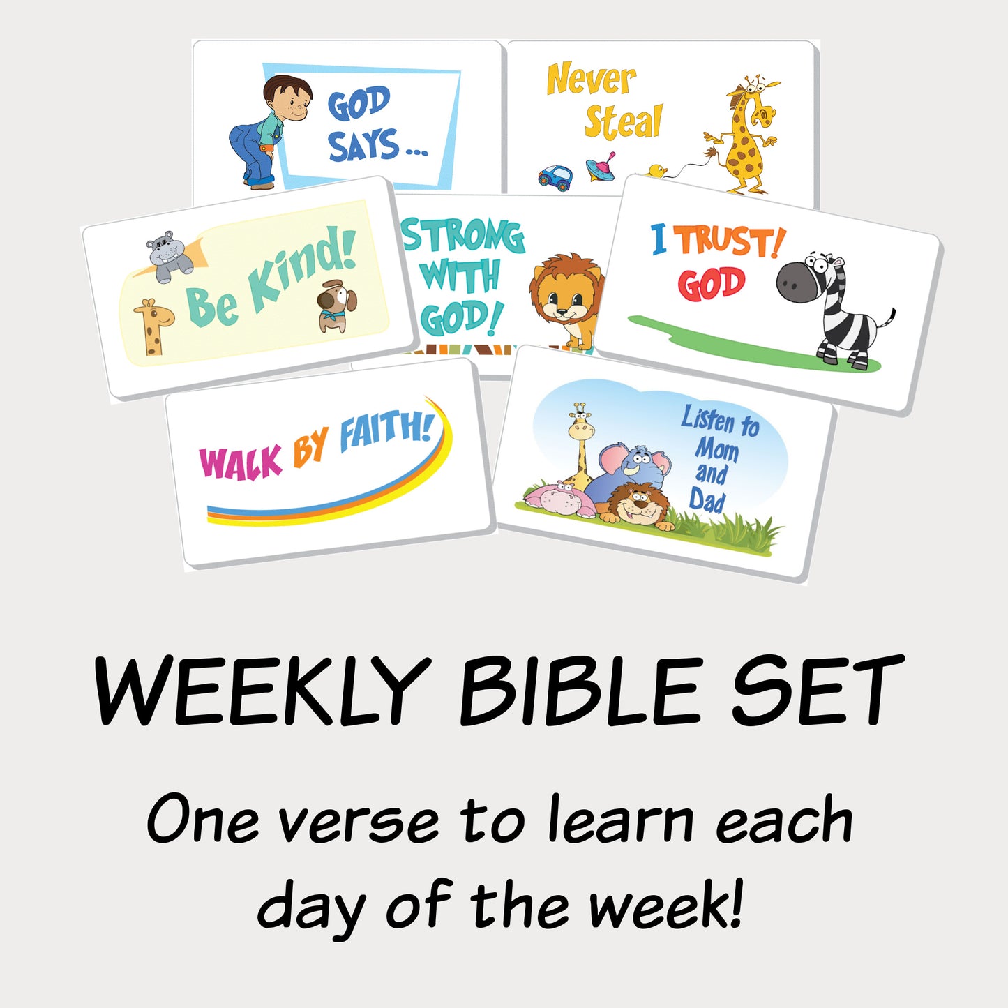 Kids Weekly Bible Set #1