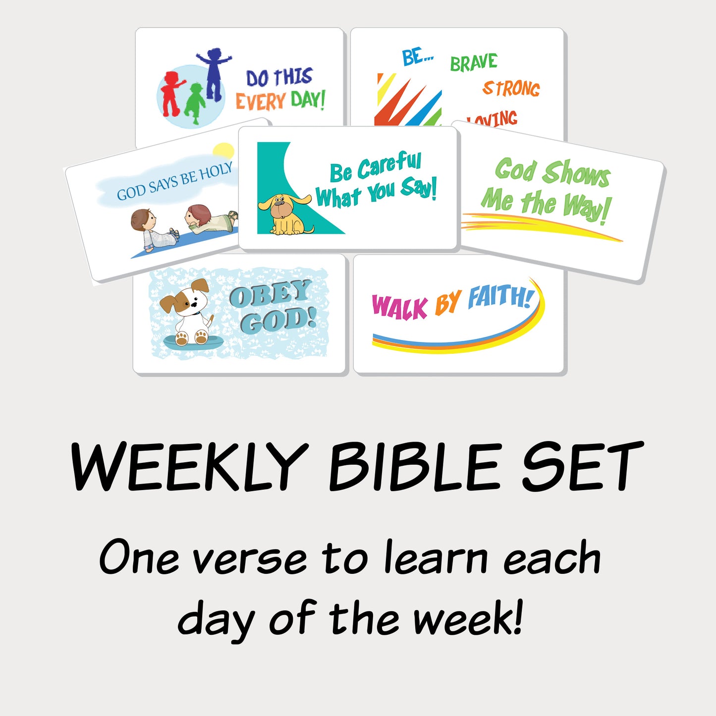 Kids Weekly Bible Set #4
