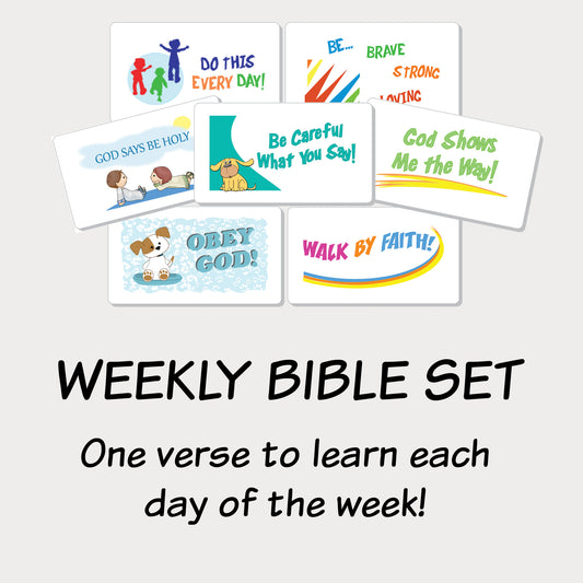 Kids Weekly Bible Set #4