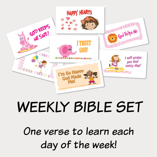 Kids Weekly Bible Set for Girls #7