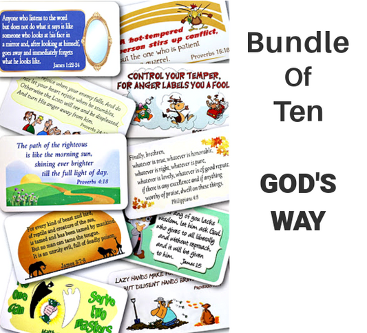 Bundle of 10 God's Way