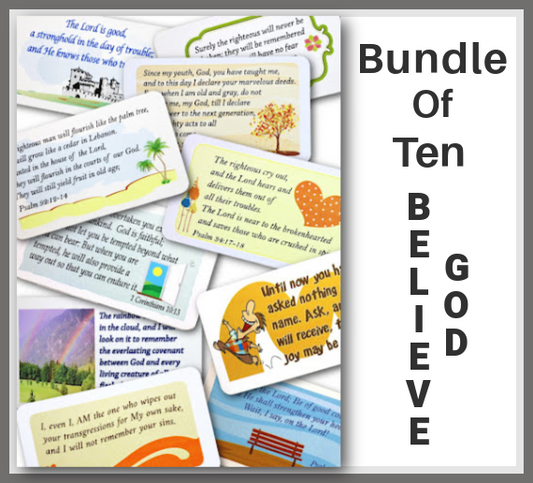 Bundle of 10 Believe God