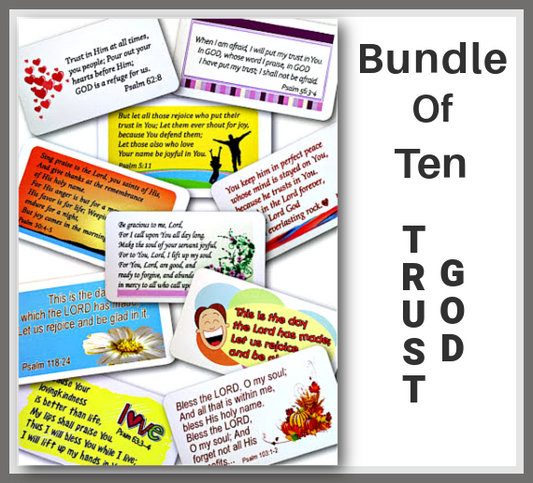 Bundle of 10 Trust God