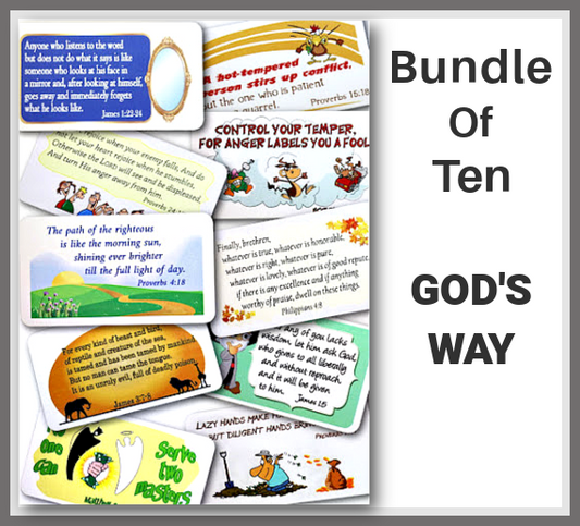 Bundle of 10 God's Way