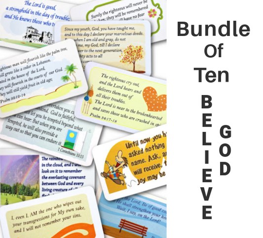 Bundle of 10 Believe God