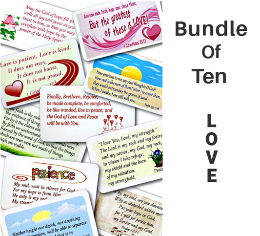 Bundle of 10 Love