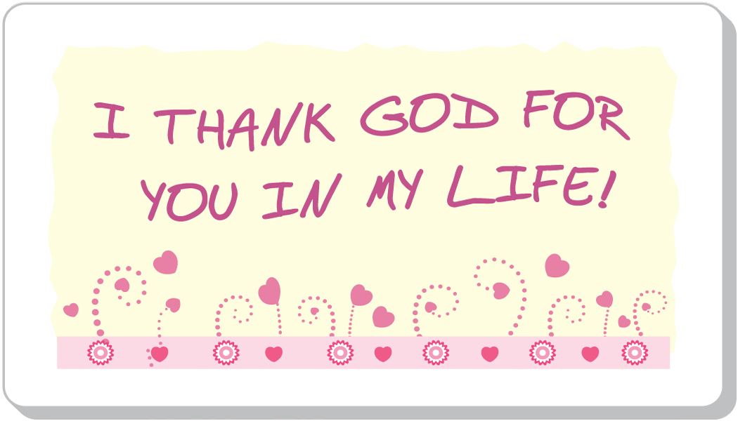 Thanking God!