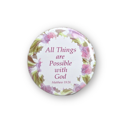 WITH GOD ALL IS POSSIBLE MAGNETS