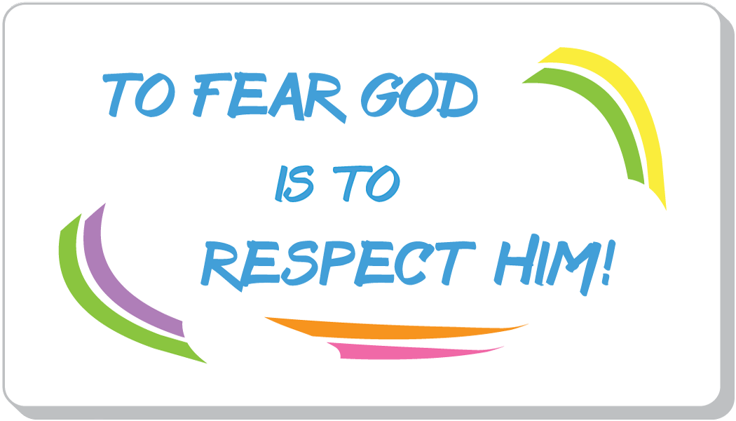 Respecting God!
