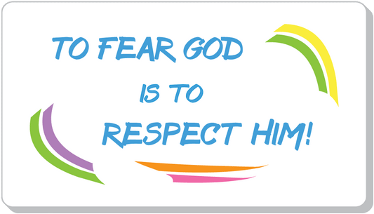 Respecting God!