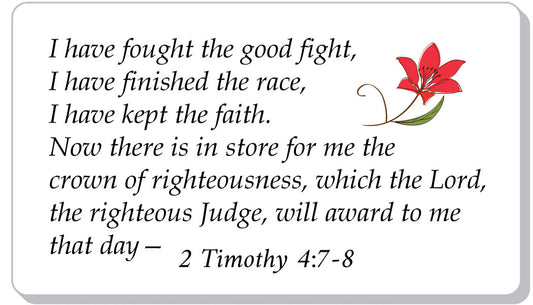 Faithful to the End