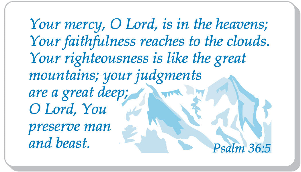 Your Mercy O Lord