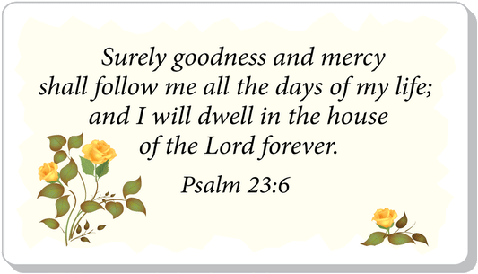 Goodness and Mercy