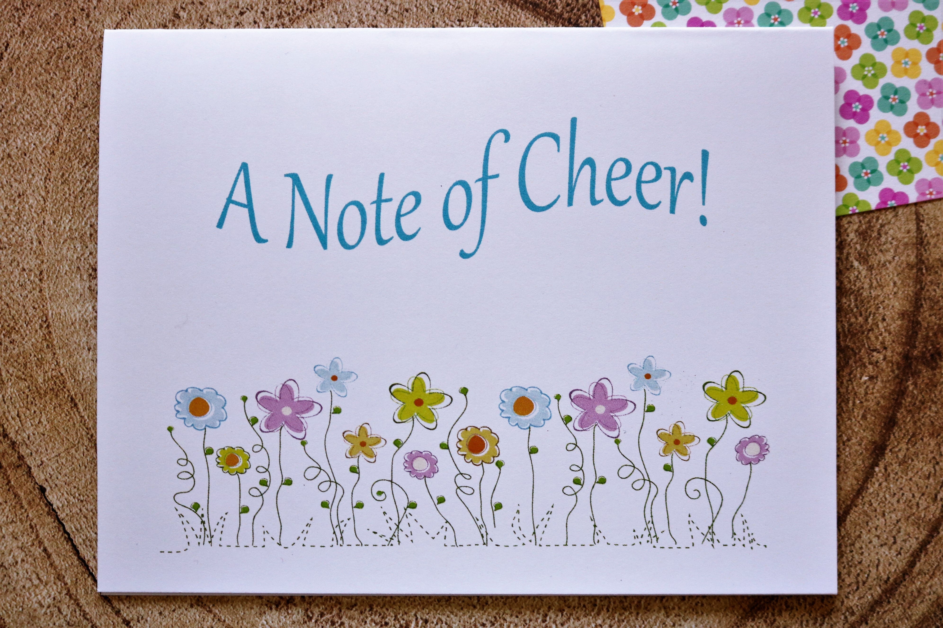 Cheerfull Note A Note Of Cheer – CardDrops4U