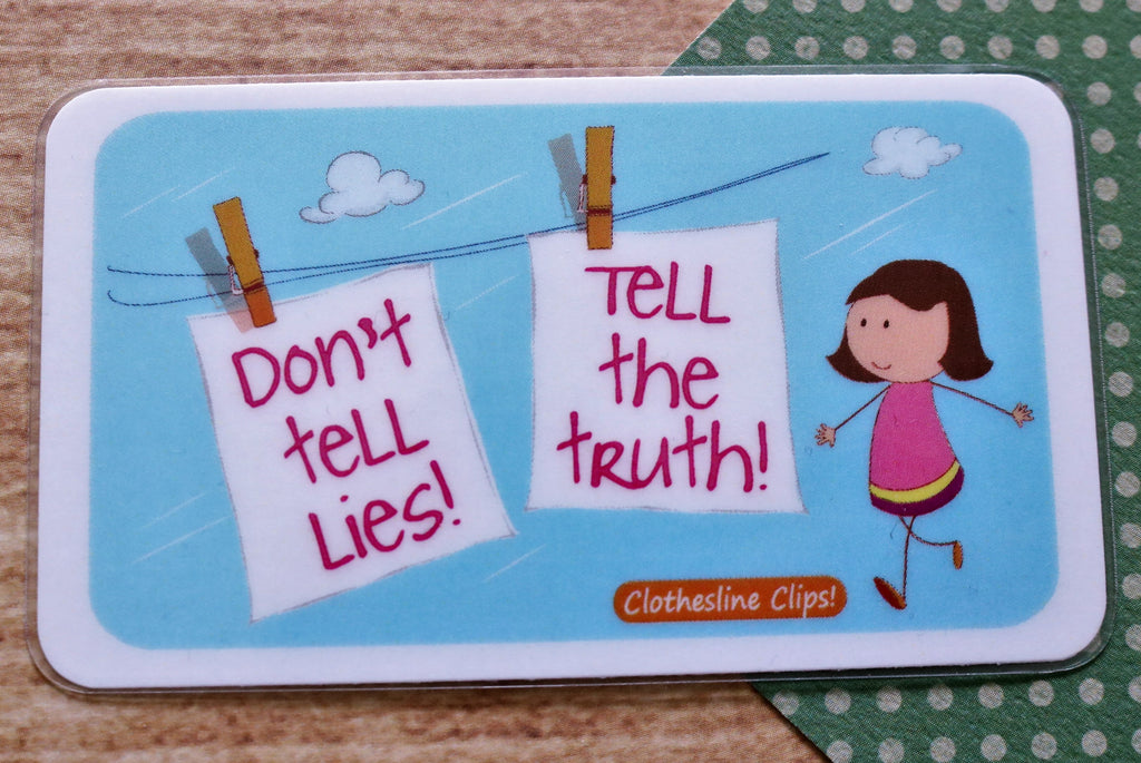 Clothesline ClipsDon't Tell Lies!