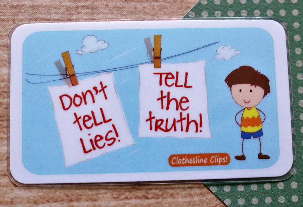 Clothesline ClipsDon't Tell Lies!