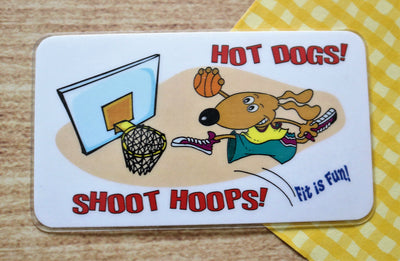 Hot Dogs!  Shoot Hoops!
